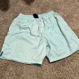 Nike shorts 6” inseam light blue